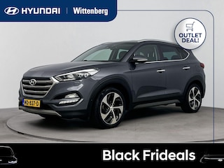 Hyundai Tucson 1.7 CRDi HP PREMIUM | UNIEK! | TREKHAAK | ALL SEASONS | NAVI | CLIMA | CRUISE | CAMERA | LEDER | STOEL & STUURVERWARMING | 19'' LM VELGEN | AUTOMAAT |