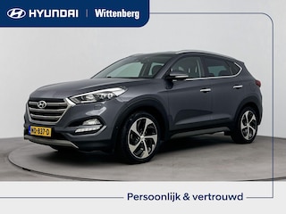 Hyundai Tucson 1.7 CRDi HP PREMIUM | UNIEK! | TREKHAAK | ALL SEASONS | NAVI | CLIMA | CRUISE | CAMERA | LEDER | STOEL & STUURVERWARMING | 19'' LM VELGEN | AUTOMAAT |