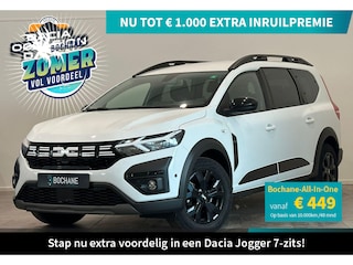 Dacia Jogger 1.0 TCe 110 Extreme 7p. | 7-persoons | Navigatie | Dodehoekdetectie | Parkeersensoren voor, achter en achteruitrijcamera | Apple Carplay/Android Auto