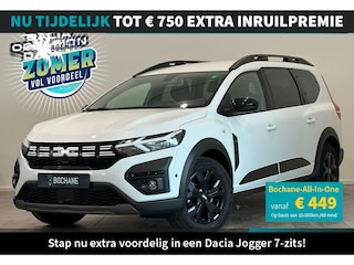 Dacia Jogger 1.0 TCe 110 Extreme 7p. | 7-persoons | Navigatie | Dodehoekdetectie | Parkeersensoren voor, achter en achteruitrijcamera | Apple Carplay/Android Auto