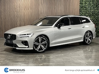Volvo V60 T6 AWD Recharge R-Design | Schuifdak | 360° Camera | Harman Kardon | 19 Inch | Standkachel met Volvo On Call App | Stoelverwarming | Bestuurdersstoel elektrisch geheugen | Contour stoelen | Zitting verlenging voorstoelen | Cruise Control | BLIS Dode Hoek