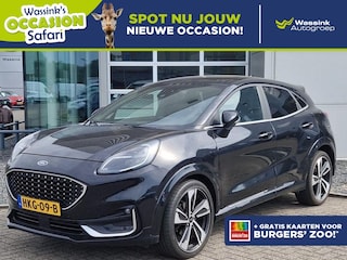 Ford Puma 1.0i Ecoboost Hybrid 125pk Automaat ST-Line Vignale | Schuif/kantel dak | leder interieur | Stoel en stuurverwarming | Safari Actie |