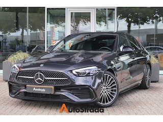 Mercedes-Benz C180 AMG-Line 170pk | Carplay | Camera | Sfeer | Cruise | Climate | Navi | Stoelverwarming | Leder