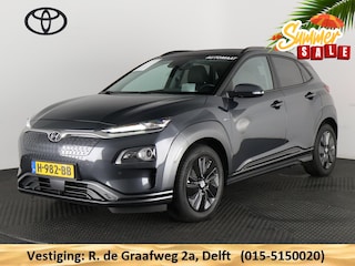 Hyundai Kona EV Premium Two-Tone 64 kWh | Accuconditie: 92% | Navigatie | Leder |