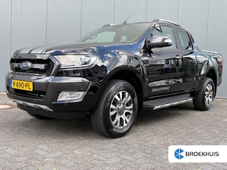 Ford Ranger 3.2 TDCI 200pk Wildtrak 4x4 Automaat Supercab | Camera | Climate controle | Trekhaak | Roltop | Inklapbare spiegels | Navigatie | Parkeersensoren | Sidesteps | Half leder