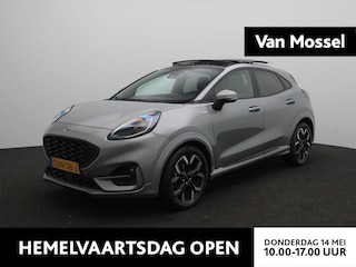 Ford Puma 1.0 EcoBoost Hybrid ST-Line X Panoramadak | Schuifdak | Adaptive cruise | Stoel/stuurverwarming | Apple carplay | Navigatie | Climate control | Voorruitverwarming | DAB | Led