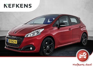 Peugeot 208 GT-Line 110pk Automaat | Navigatie | Panoramadak | Achteruitrijcamera | Climate Control | Cruise Control | Parkeersensoren | Half lederen sportstoelen | Armsteun | Bluetooth | Apple Carplay / Android Auto | DAB+ radio | Donker getint glas | 17" lichtmetalen velgen |