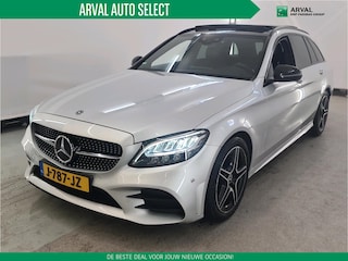 Mercedes-Benz C-klasse Estate 180 156pk Automaat Business Solution AMG | Panoramadak | Leder | Trekhaak | Navi | CarPlay | Camera