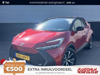 Toyota C-HR 1.8 Hybrid 140 First Edition Dodehoek detectie, rondomzichtcamera, navigatie Apple CarPlay/Android Auto, adaptieve cruise control, parkeersensoren,