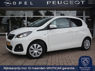 Peugeot 108 Active 1.0 e-VTi 72pk 5Drs H5, Rijklaarprijs, Airco Bluetooth Carkit Elektrisch bedienbare ramen