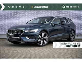 Volvo V60 2.0 T6 Plug-in hybrid AWD Ultimate Bright | Panoramadak | Gelamineerd Glas | 360 Camera | Head-up display | Adaptieve Cruise Control | Verwarmbaar Stuurwiel | Harman & Kardon Sound