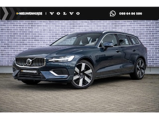 Volvo V60 2.0 T6 Plug-in hybrid AWD Ultimate Bright | Panoramadak | Gelamineerd Glas | 360 Camera | Head-up display | Adaptieve Cruise Control | Verwarmbaar Stuurwiel | Harman & Kardon Sound