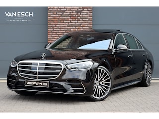 Mercedes-Benz S-klasse 580 e 4MATIC Lang AMG Line | Airmatic | Chauffeurspakket | Achterasbesturing | Augmented HUD | Distronic+ | Burmester | 3D-Display | Entertainment Achter | Vlakkenverwarming | Zonweringspakket |