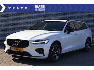 Volvo V60 2.0 B4 Plus Dark | Trekhaak | Adaptieve cruise control | 360 camera | Panoramadak | Stoel- en stuurverwarming | Actieve LED koplampen | Harman Kardon audio | Standkachel |