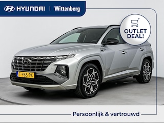 Hyundai Tucson 1.6 T-GDI PHEV N LINE 4WD | OUTLET DEAL! | KEYLESS | STOELVENTILATIE | ELEKTR. ACHTERKLEP | NAVI | 360 CAMERA | 19"' LMVELGEN | PRIVACY GLASS | FABRIEKSGARANTIE GELDIG T/M 8-2028! |
