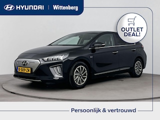 Hyundai Ioniq PREMIUM EV 38 kWh | OUTLETDEAL!!! | SOH 94% | CLIMA | CRUISE | CAMERA | NAVI | LEDER | PRIVACY GLASS | 16'' LM VELGEN | FABRIEKSGARANTIE GELDIG T/M 8-2026! |