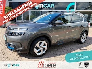 Citroën C5 Aircross 1.6 Hybrid 225pk EAT8 Shine | brown leder interieur, elek. verstelbare bestuurdersstoel met memory, elek. achterklep, camera, keyless, adaptive cruise