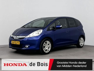 Honda Jazz 1.4 Hybrid Exclusive Aut. | Leer | Panoramadak | Stoelverwarming | Trekhaak | Navigatie | Camera | Cruise control |
