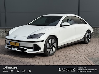 Hyundai Ioniq 6 Connect 77.4 kWh Automaat / Lederen Bekleding / Elektr. Achterklep / Stoel Verkoeling+Verwarming / 18" LM Velgen / Cruise Control Adaptief / Camera / Navigatie /