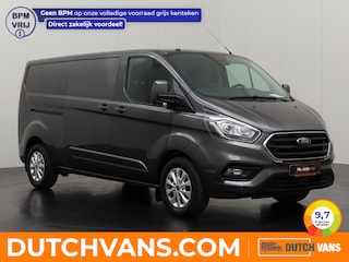 Ford Transit Custom 2.0TDCi 130PK Automaat Lang Limited | Navigatie | Camera | 3-Persoons | Trekhaak | Airco | Cruise | Betimmering