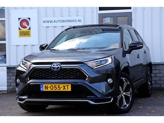 Toyota RAV4 2.5 Plug-in Hybrid AWD Bi-Tone Plus*NL-Auto*Fabrieksg. t/m01-2032*1ste Eig*Perfect Toyota Onderh.*Pano/HUD/Leder/Stoelverw.V+A/Stoelkoeling/JBL/360/Keyless Entry+Go/Memorie/DAB/Dodehoek/Parkeersens.V+A/19 inch LM*