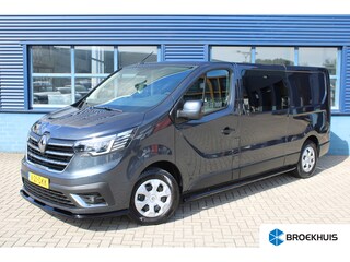 Renault Trafic L2 2.0 dCi 150 PK DUBBELE CABINE AUTOMAAT LEDER | ALARM | TV IN HOOFDSTEUNEN | CAMERA | GESTOFEERDE LAADRUIMTE
