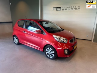 Kia Picanto 1.0 CVVT R-SPORTbyKIA-uitv/AIRCO/NAVIGATIE/LM-VELGEN/BLUETOOTH/ISOFIX/TREKHAAK/HALF LEER/AUX+Ipod+USB/NAP/nieuwe APK