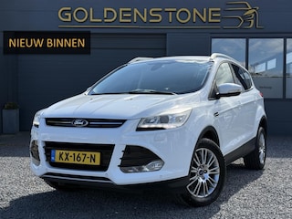 Ford Kuga 1.6 Titanium 1e Eigenaar,Halfleder,Navi,Clima,Cruise,Afn.Trekhaak,Stoelverwarming,Pdc,6 Bak,150pk,Lm velgen,Apk tot 01-2026