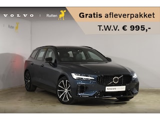 Volvo V60 T6 350PK Automaat Plug-in Hybrid AWD Plus Dark / Navigatie / 360 Camera / Harman Kardon / Stuur & Stoelverwarming / LM Velgen / Trekhaak