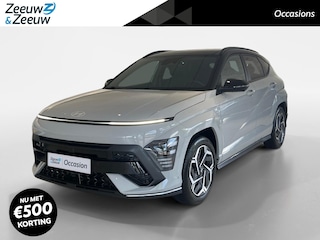 Hyundai Kona 1.6 GDI HEV N Line Sky Apple/Android Carplay | Camera | Stoel -en stuurverwarming | Elek. ramen | Schuif kantel dak | Dode hoek sensor