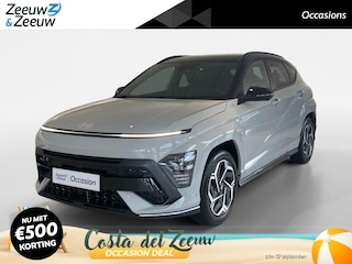 Hyundai Kona 1.6 GDI HEV N Line Sky Apple/Android Carplay | Camera | Stoel -en stuurverwarming | Elek. ramen | Schuif kantel dak | Dode hoek sensor