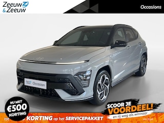 Hyundai Kona 1.6 GDI HEV N Line Sky Apple/Android Carplay | Camera | Stoel -en stuurverwarming | Elek. ramen | Schuif kantel dak | Dode hoek sensor