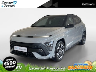 Hyundai Kona 1.6 GDI HEV N Line Sky Apple/Android Carplay | Camera | Stoel -en stuurverwarming | Elek. ramen | Schuif kantel dak | Dode hoek sensor