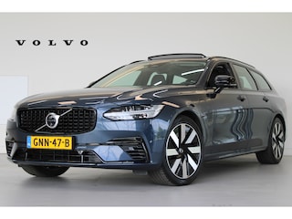 Volvo V90 T6 350PK Ultra Dark | 360° | HK Audio | Gelam. Glas | Trekhaak | Adap Cruise | Panoramadak