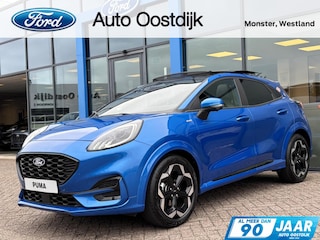 Ford Puma 1.0 EcoBoost Hybrid ST-Line X 155PK Automaat NIEUW MODEL!! Afn. Trekhaak Panodak Winterpack Adaptieve Cruise MATRIX-LED SYNC4 Navi Blind-Spot Elek. Achterklep B&O *Full Options*