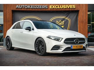 Mercedes-Benz A-klasse 250 Premium Plus AMG Panodak Widescreen Ambient Adaptive Cruise Leer Alcantara Stoelverw.