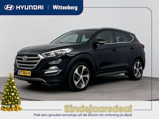 Hyundai Tucson 1.6 T-GDi PREMIUM | LEDER | NAVI | CLIMA | CRUISE | CAMERA | 19'' LM VELGEN | STOEL- & STUURVERWARMING | TREKGEWICHT 1900 KG! |
