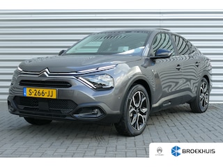 Citroën C4 Ë-C4 X 50KWH 136PK SHINE AUTOMAAT / NAVI / LEDER / CLIMA / LED / PDC / 18" LMV / CAMERA / KEYLESS / PANO. DAK / BLUETOOTH / CRUISECONTROL / 1E EIGENAAR / NIEUWSTAAT !!