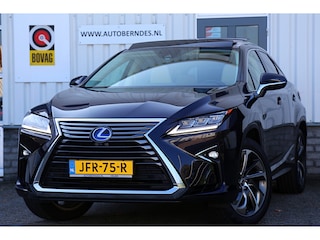 Lexus RX 450h 4WD President Line*1ste Eig!*Fabrieksgarantie.t/m07-2028*Perfect Lexus Onderh.*Pano/Mark Lev./360Camera/Keyless/HUD/LED/Leder/Stoelverw.V+A/Stoelkoeling/Dodehoek/Rijstrook/Parkeersens.V+A/20 inch LM*