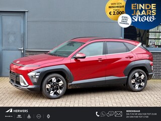 Hyundai Kona 1.6 GDI HEV Premium / Lederen bekleding / Stoel verwarming en ventilatie / 360 Graden Camera / 18 " lm / Led Koplampen /