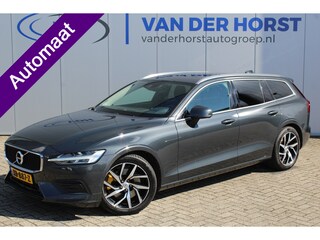 Volvo V60 2.0-250pk T5 Momentum AUTOMAAT ! Fijne comfortabele, luxe en degelijke wagen ! Autm. airco dual, elektr. panodak, elektr. achterklep, LM wielen, metallic lak, navigatie, telefoonvoorb., lederen interieur, parkeersensoren v+a,  LED verlichting etc.