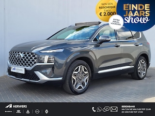 Hyundai Santa Fe 1.6 T-GDI PHEV Premium Sky Automaat / Dealer onderhouden / Afn. trekhaak 1.350 kg / Panoramadak / Navigatie / Lederen bekleding / Stuur-, voor- en achterstoelen verwarmd / 19" / Premium Audio / Apple Carplay / Android Auto