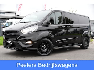 Ford Transit Custom 300 2.0 TDCI L2H1 Black Edition DC Limited Camera, Cruise, Carplay, Automaat, LED, Multimedia, Sensoren, 170PK, UNIEK!
