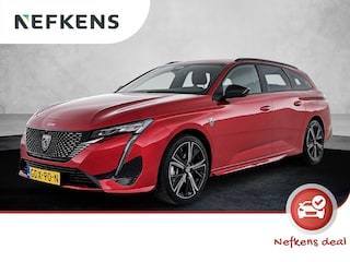 Peugeot 308 SW 1.6 Plug-in Hybrid GT 180pk Automaat | Climate Control | Navigatie | Adaptieve Cruise Control | Achteruitrijcamera | Parkeersensoren Voor + Achter | Focal Geluidinstallatie | 18" Lichtmetalen Velgen | Verwarmbare Voorstoelen | Verwarmbaar Stuur | Apple Carplay/Android Auto |