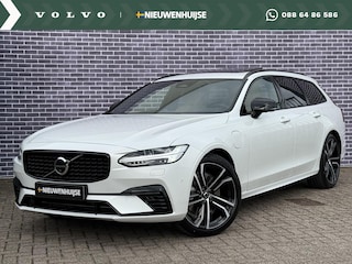 Volvo V90 2.0 T8 Plug-in hybrid AWD Ultra Executive Edition | Snel rijden | Bowers & Wilkins | Luchtvering | Alarm | Gelaagd glas | Massage | Stoel koeling + verwarming | VOL