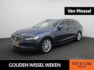 Volvo V90 2.0 B4 Momentum Business | Automaat | Leder | Stoel/Stuur verwarming | Camera | Cruise control | Elec. achterklep | Navigatie | LED | Apple carplay