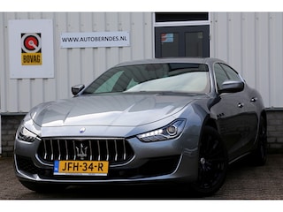 Maserati Ghibli 2.0 Hybrid 330PK*Incl. BTW*Perfect Maserati Onderh.*1ste Eig!*Apple Carplay-Android/Leder/Memorie/Stoelverw./Keyless Entry+Go/DAB/Parkeersens.V+A/19 inch LM*