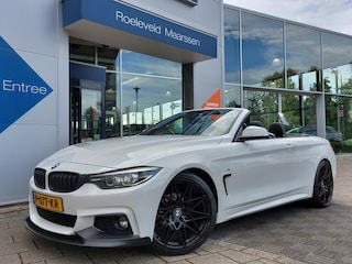 BMW 4-serie Cabrio 420i 184pk Automaat High Executive M-Sport | Navi | Harman-Kardon Sound | Clima | Cruise | Leder+Elek.Verstel | Led Koplampen | Keyless Entry | Stoel+Stuur+Nekverwarming | Pdc V+A | 20''lm