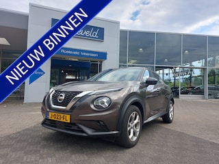 Nissan Juke 1.0 DIG-T 117pk N-Connecta | 1ste Eigenaar | Navi | Apple Carplay+Android Auto | Clima | Cruise | Led Koplampen | Keyless Entry | Pdc V+A+Camera | Privacy Glass | 17''lm