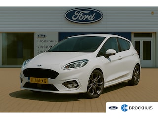 Ford Fiesta 1.0 EB ST-LINE | Lichtmetalen velgen 17" | Origineel Nederlands geleverd | Trekhaak (vast)